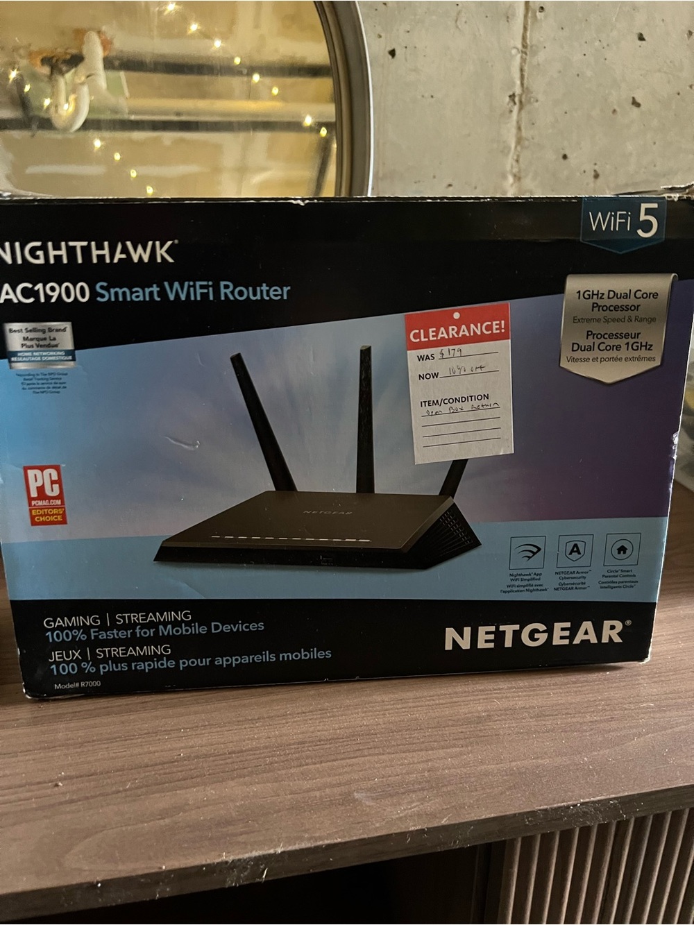 netgear black AC1900 Dual-Band Wireless Router